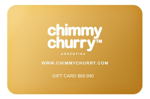 Gift Card Chimmy Churry 68.990