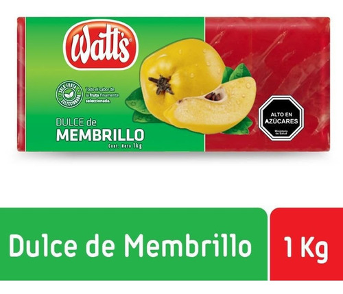 Dulce De Membrillo Watt´s Bolsa 1 Kg