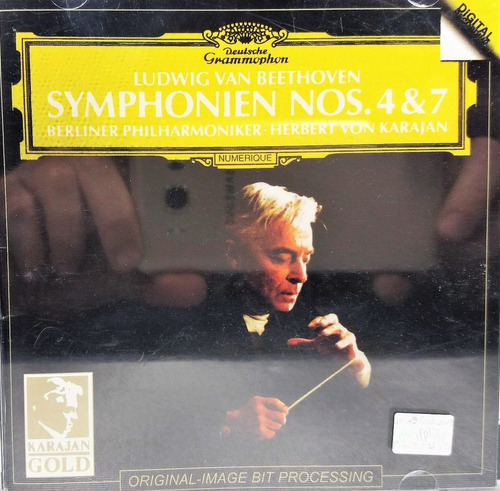 Ludwig Van Beethoven, sinfoní  4 & 7 Cd