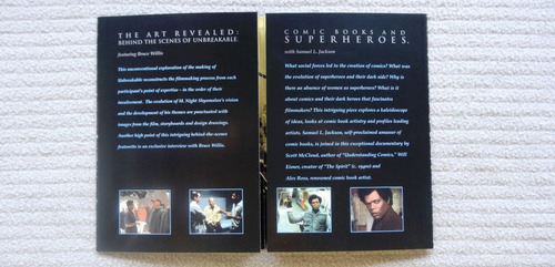 Dvd Unbreakable - Two-disc Vista Series - El Protegido (Usado)