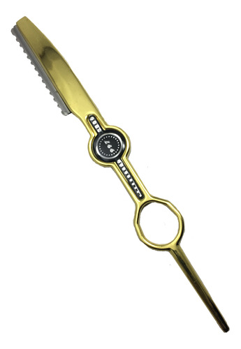 Navaja Navajin Barberia Peluqueria Metal Dorado