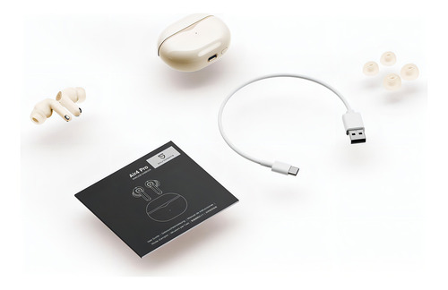 Auriculares Inalámbricos Soundpeats Air4 Pro Bluetooth Cream