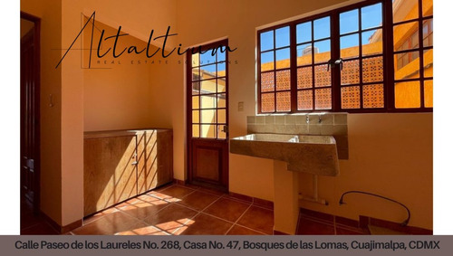 Casa En Venta Calle Paseo De Los Laureles No. 268, Casa No. 47, Bosques De Las Lomas, Cuajimalpa, Cdmx. Vg5-di