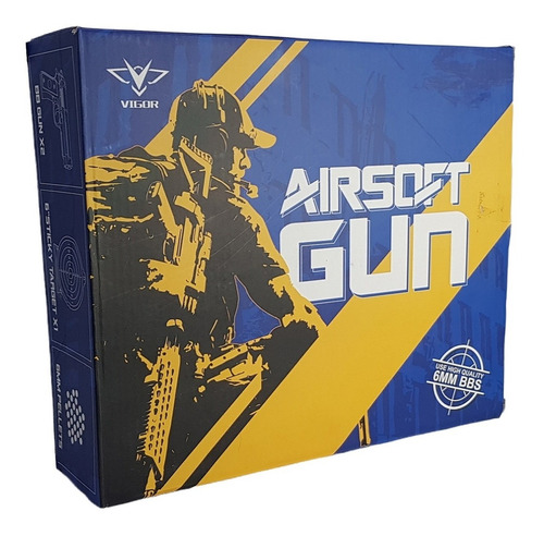 Imagen 6 de 10 de Combo Pistolas Airsoft Glock 17 Resorte Blanco Gel Balines