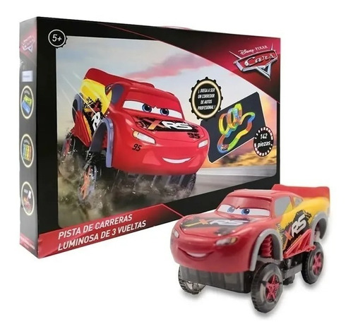 Pista De Carreras Luminosa 3 Vueltas Cars Rayo Mcqueen 71714