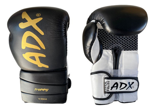 Adx - Guantes Box Training Cierre De Contacto Negros