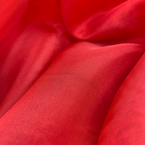 Tela Voile 1 Metro X 3,0 Ancho Ideal Cortinas Decoracion Rojo Liso