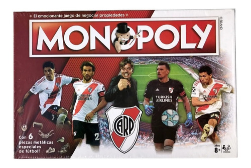 Monopoly River Plate Juego De Mesa Original Toyco E.full