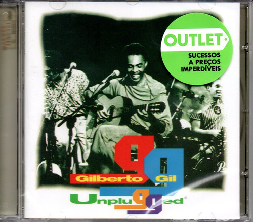 CD Unplugged de Gilberto Gil, nuevo, sellado, promoción, rareza
