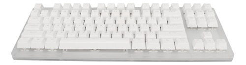 Teclado De Ordenador Mecánico Negro De 87 Teclas Con Retroil