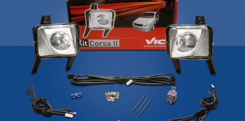 Kit Faros Auxiliares Vic Chevrolet Corsa 2 - Meriva