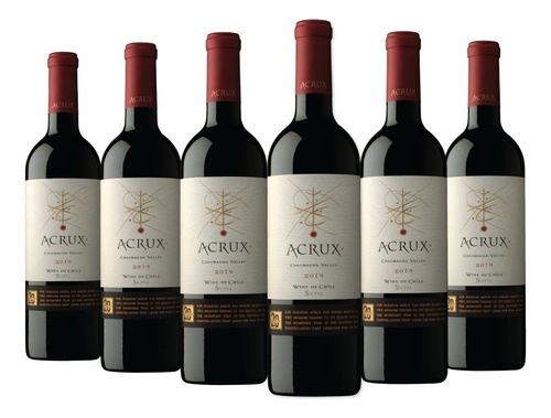 Pack 6x Vinos Sutil Red Blend Premium Acrux 