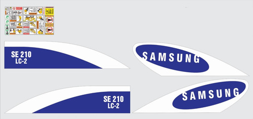 Kit De Calcomanías Para Samsung Se210 Lc-2
