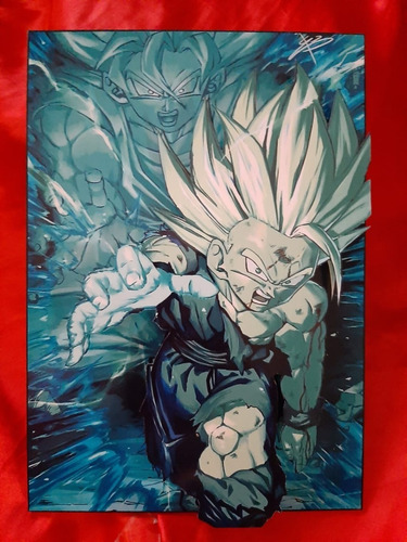 Dragon Ball Cuadros 30 X 20 3d 6