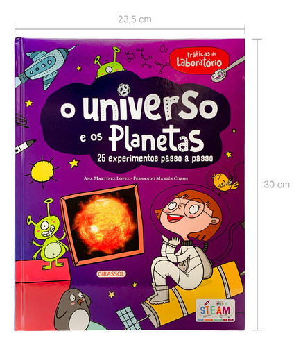 Praticas De Laboratorio - O Universo E Os Planetas: Praticas De Laboratorio - O Universo E Os Planetas, De Martin Cobos, Fernando. Editora Girassol, Capa Dura, Edição 1 Em Português, 2024