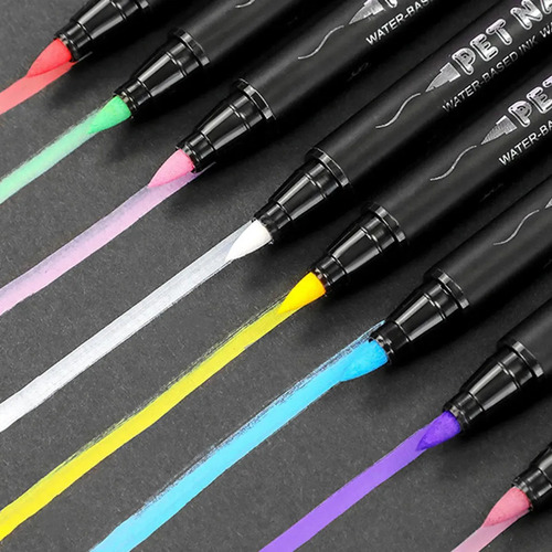 Set De Bolígrafos De Esmalte De Uñas Para Mascotas, Resisten