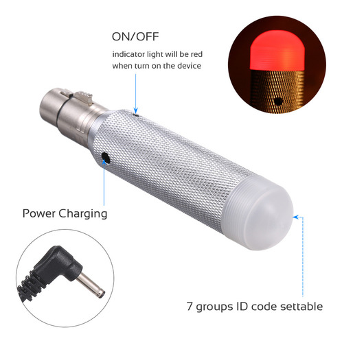 Transmisor Inalámbrico Dmx512 2.4g Ism + 5 Receptores