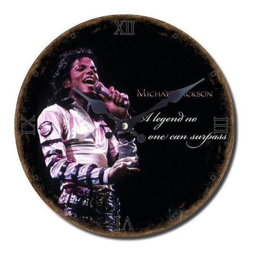 Reloj Mural Runn Imagen Michael Jackson