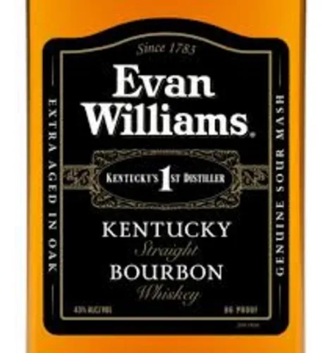 Evan Williams Kentucky Black 750ml - mL a $340