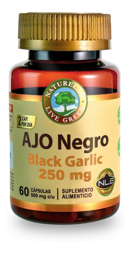 Ajo Negro 60 Cápsulas - Naturelab Sabor Sin sabor