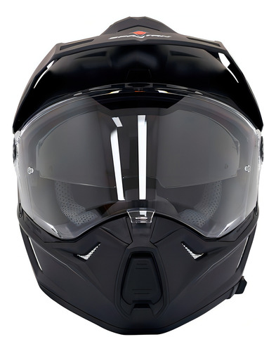 Casco Dual Spartan Wolf Ds Solid A1 Multipropósito Ece Ntc Diseño Solid Color Negro Tamaño Del Casco Xl