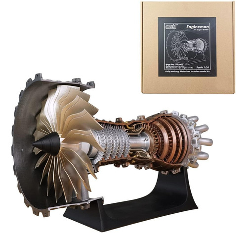 Foxcokie Trent 900 Turbofan Engine Model Toys, Kit