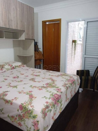Apartamento Com 2 Dormitórios À Venda, 54 M² Por R$ 365.000,00 - Campestre - Santo André/sp - Ap8562