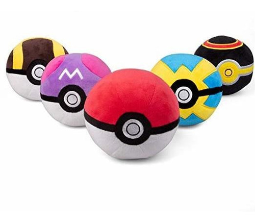 Pokémon Pokeball Felpa 5-pack - Incluye Empuje, Maestro, Ult