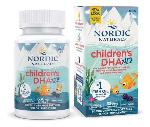 Omega 3 Niños Dha Xtra- Aprendizaje, Desarrollo Social 