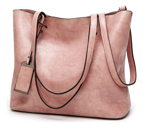 Bolso De Hombro De Mano De Color Sólido De Moda Para Mujer