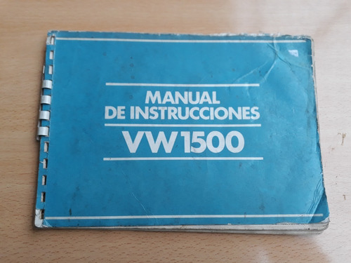 Manual De Instrucciones Vw 1500 Detalles 