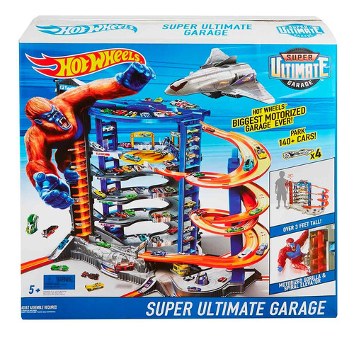 Pista De Juguete Hot Wheels City Super Ultimate Garage