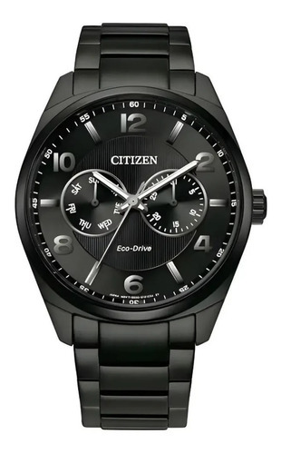 Reloj Citizen Eco Drive Para Caballero A09028-58e E-watch Color de la correa Negro