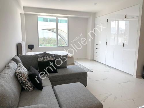 Imagen 3 de 30 de Loft Amueblado En Renta En City Blue Santa Fe