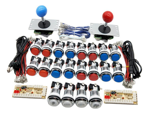 Juego De Arcade Clásico De 2 Jugadores Botones Y