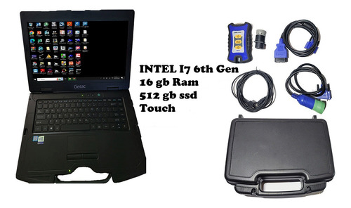 Getac Laptop + Nexiq Usb Link 3 Diagnostico Diesel (Usado)