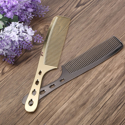 Peineta Profesional De Acero Inoxidable Para Peluquería