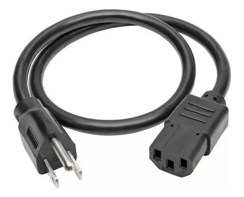 Cable De Poder Energia Pc Cpu Tv Computadora Monitor Ups