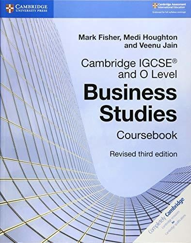 Cambridge Igcse & O Level Business Studies -  Coursebook 3rd