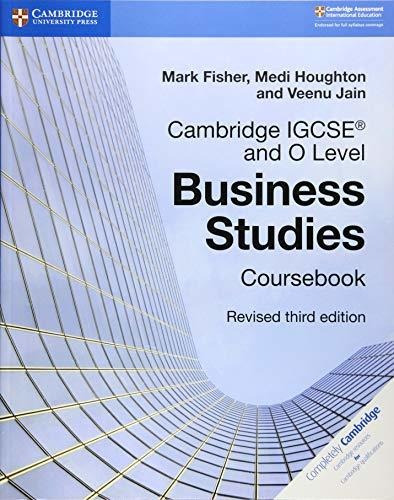 Cambridge Igcse & O Level Business Studies - Coursebook 3rd