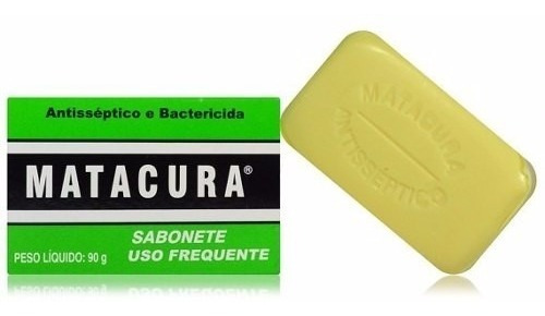 Sabonete Matacura Antisséptico Bactericida Uso Frequente 90g