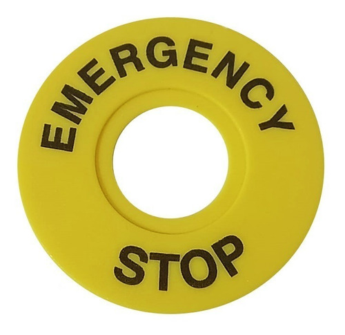 Anillo Paro De Emergencia 60mm 20 Pzs Am-e