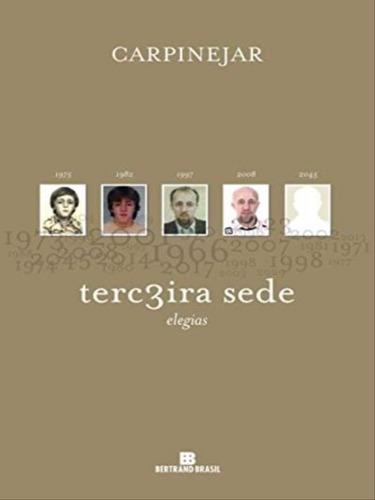 Terceira Sede, De Carpinejar, Fabrício. Editora Bertrand Brasil, Capa Mole Em Português