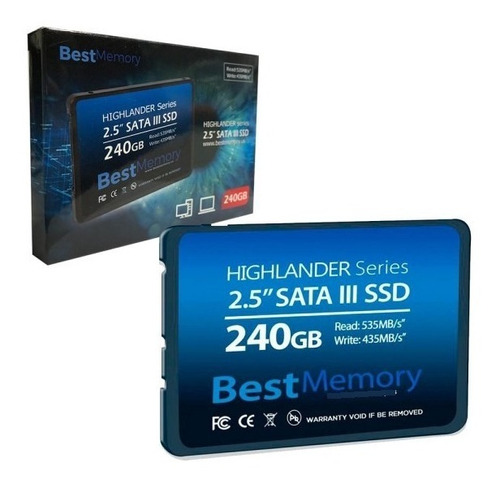 Disco sólido interno Best Memory Highlander Series BTSDA-240G-535 240GB