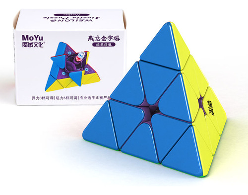 Cubo Mágico Magnético Moyu New Weilong Warm Pyramid Speed Cu