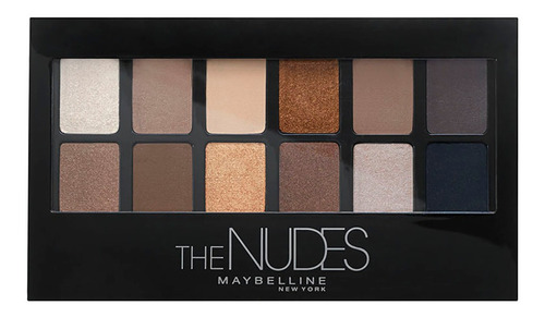 Paleta De Sombras Para Ojos The Nudes Maybelline