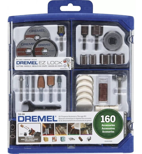 Kit Set Accesorios Minitorno 710 Dremel 160 Piezas