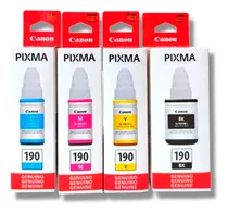 Comprar Pack 4 Botella De Tinta Canon Gi-190 G1110 G2110 G3110 G4110