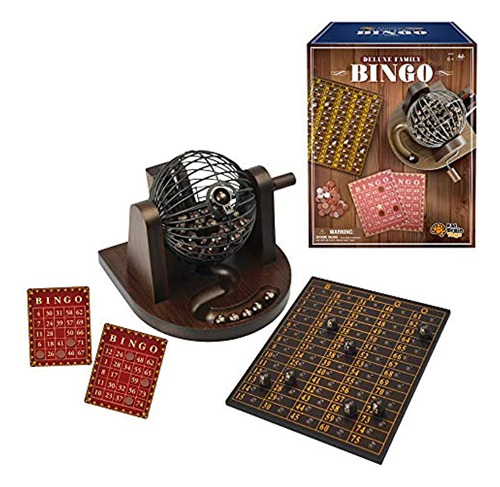 Fat Brain Toys Craftsman Deluxe Bingo Set - 75 Bolas - Delu