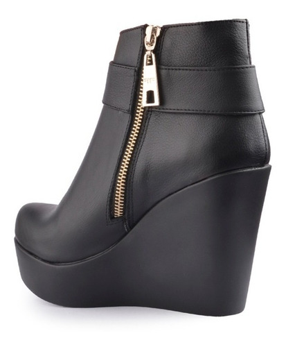 Imagen 7 de 10 de Botinetas Botines Botas De Mujer De Cuero Anika - Ferraro